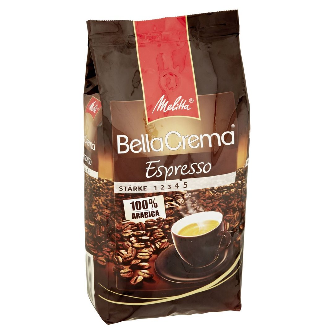 Melitta Bella Crema Espresso ganze Bohnen 1 kg Beutel