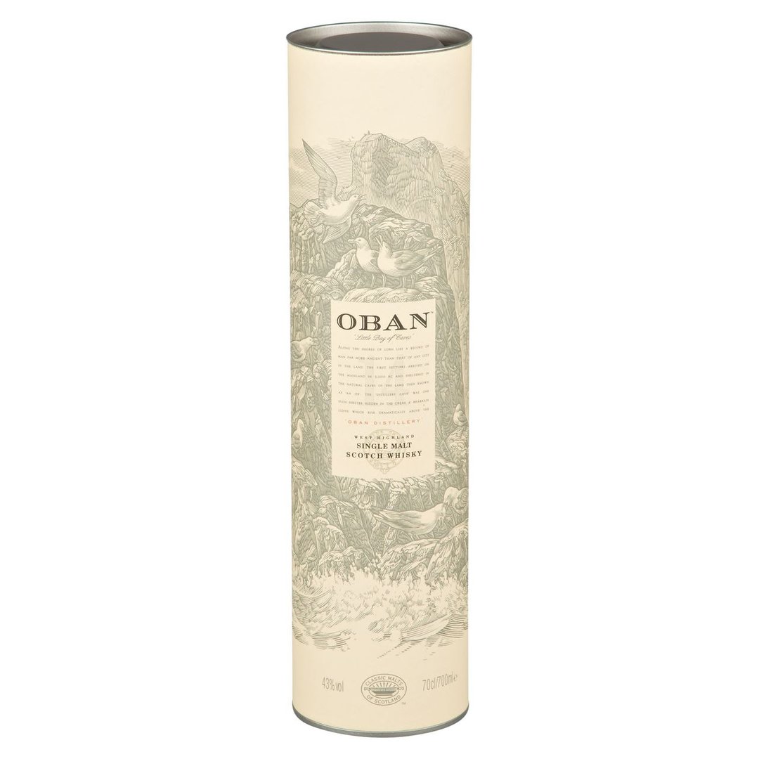 Oban - 14 Jahre Highland Single Malt Whisky 43 % Vol. - 700 ml Karton