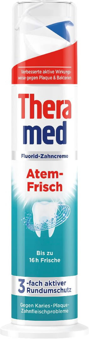 Theramed Zahnpasta Atem Frisch Spender 100 ml Flasche