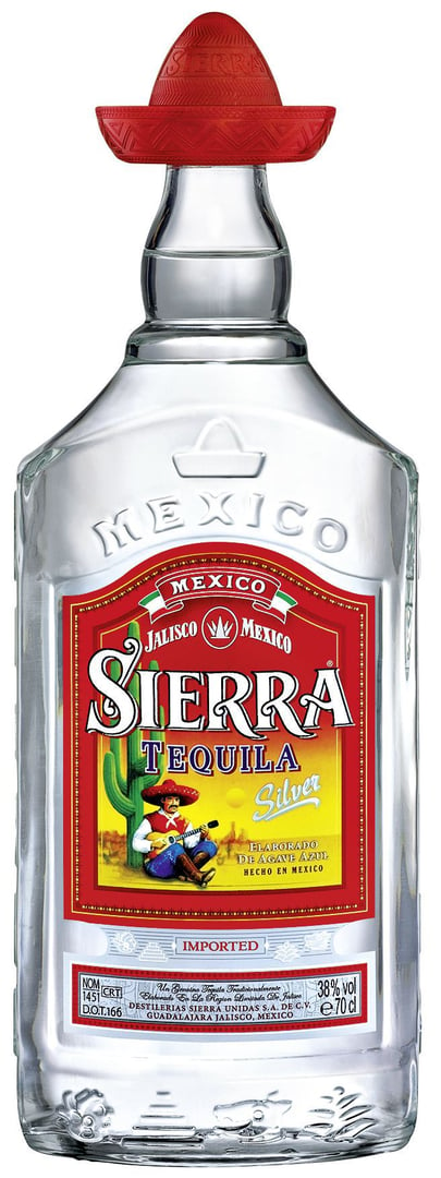 Sierra Tequila - Silver 38 % Vol. - 6 x 0,70 l Flaschen