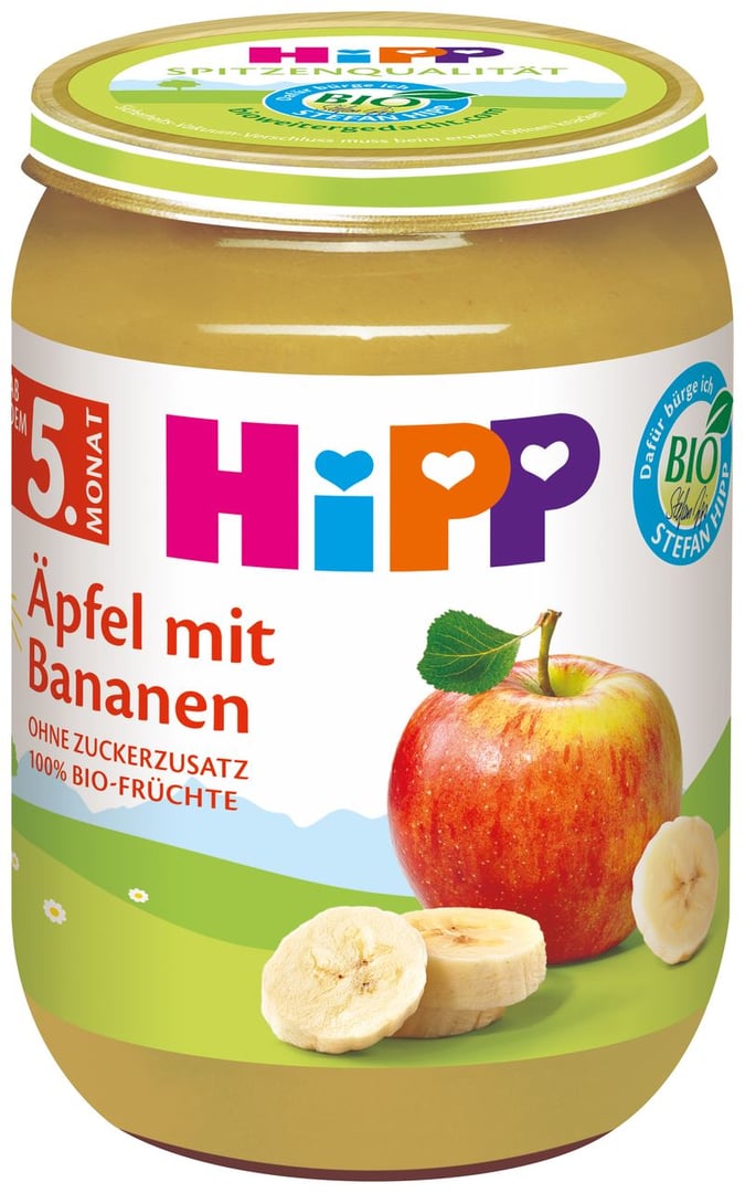Hipp Bio Apfel mit Bananen 190 g