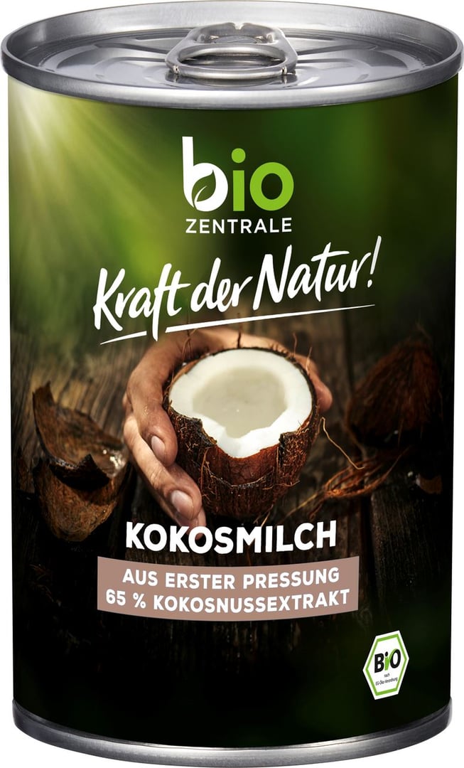 bio ZENTRALE - Bio Kokosmilch - 400 ml Dose