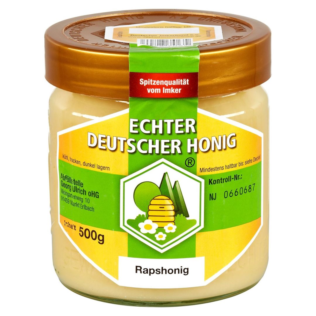 DIB - Echter deutscher Honig Rapshonig 500 g