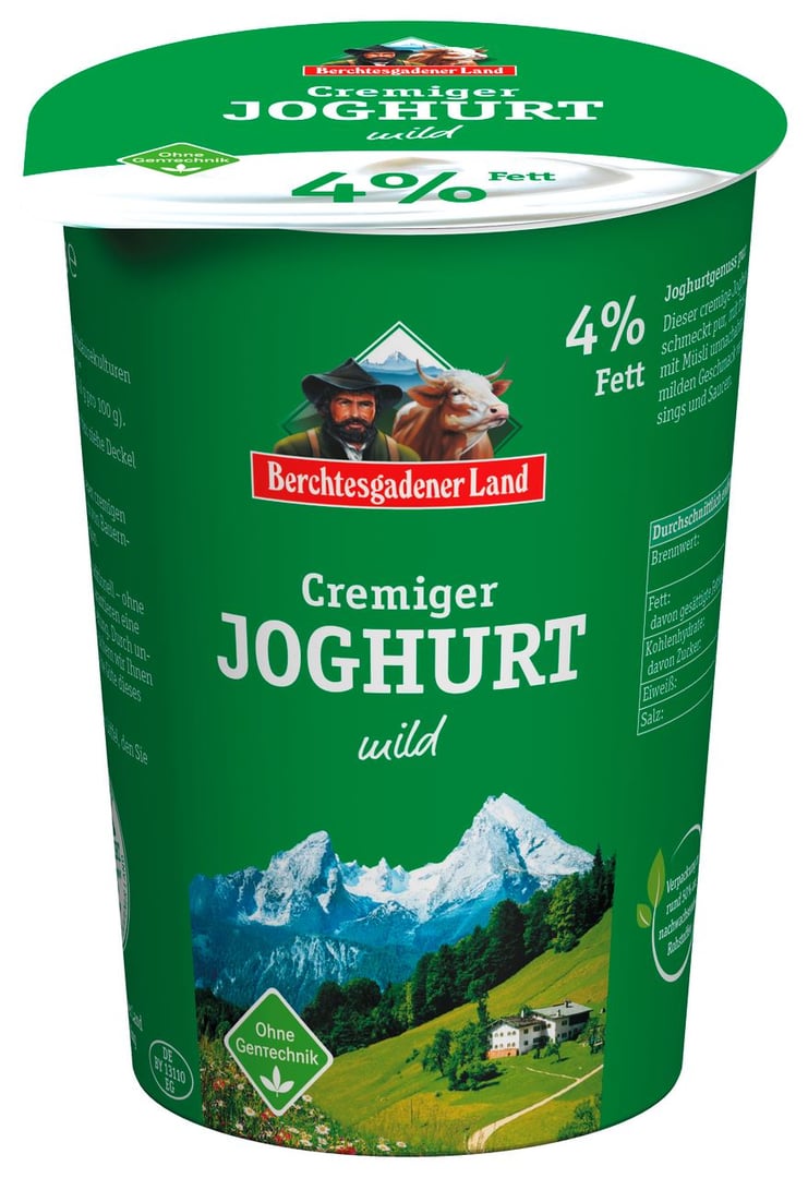 Berchtesgadener Land - Joghurt mild - 500 g Becher