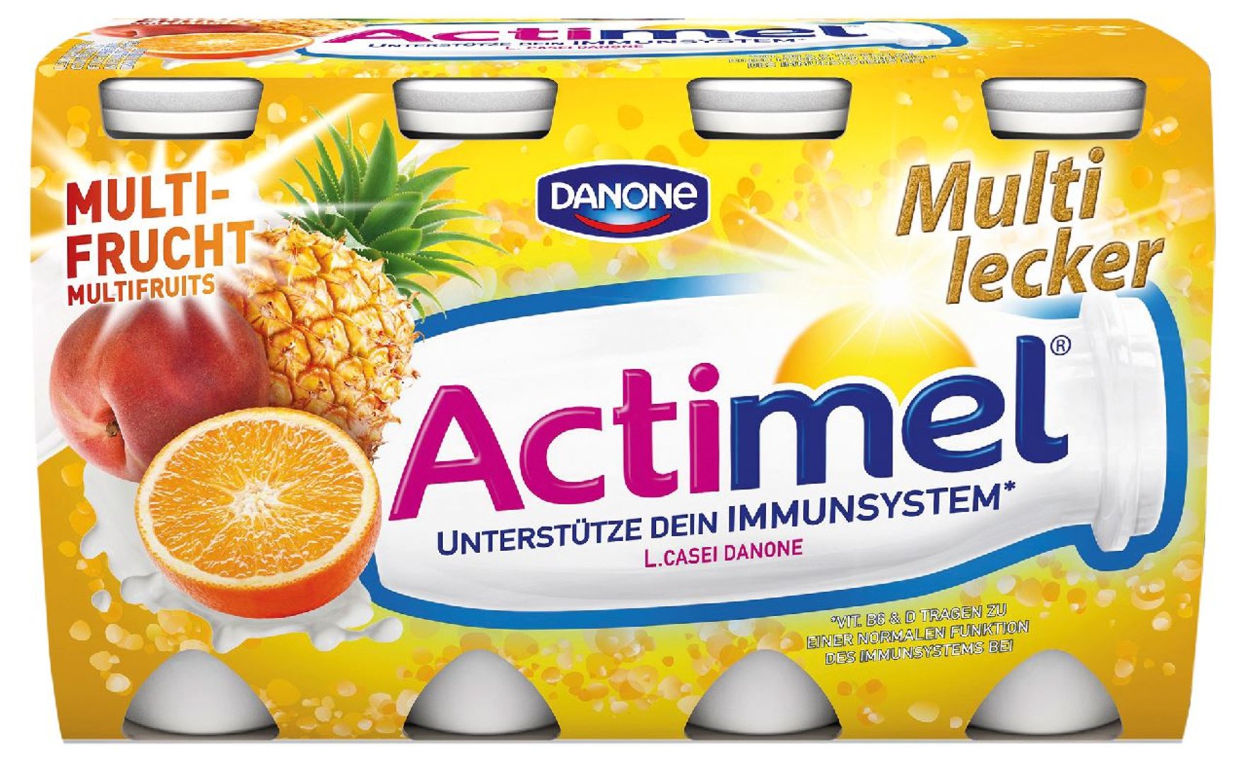 Actimel - Drink Multifrucht 8 Stück à 100 g - 800 g Paar