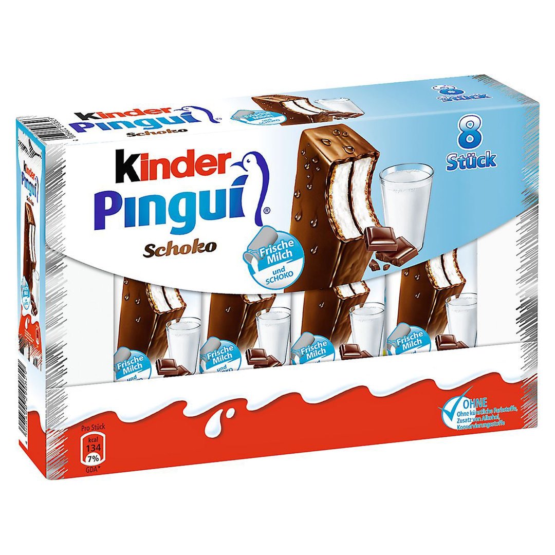 Kinder Pingui - Schoko gekühlt, 8 Stück à 30 g - 240 g Packung
