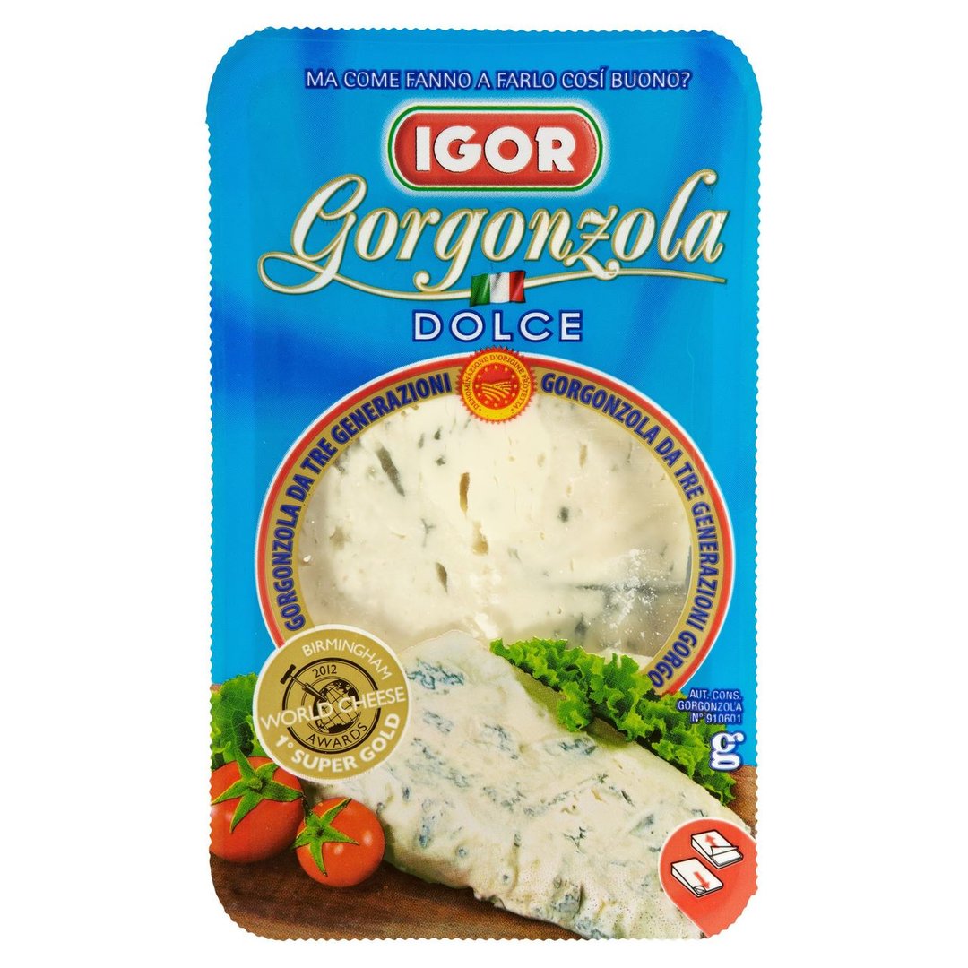 Gloria - Gorgonzola norditalienischer Blauschimmelkäse, 48 % Fett gekühlt - 150 g Packung