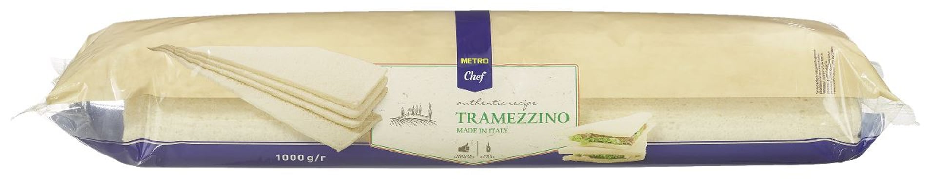 METRO Chef - Pane Tramezzino - 1 kg Packung