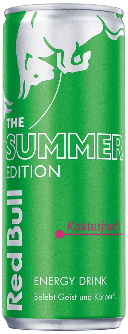 Red Bull - Green Edition Summer Kaktusfrucht, Dose Einweg - 24 x 250 ml Dose