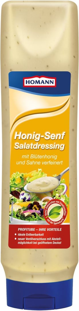 Homann - Honig-Senf Salatdressing 875 ml Flasche