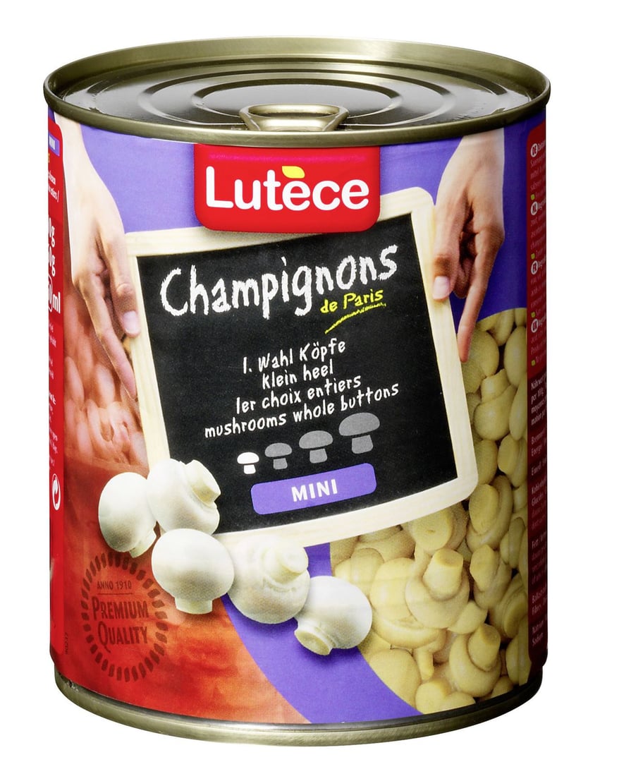 Lutèce - Champignons 1. Wahl, Miniatur - 850 ml Dose