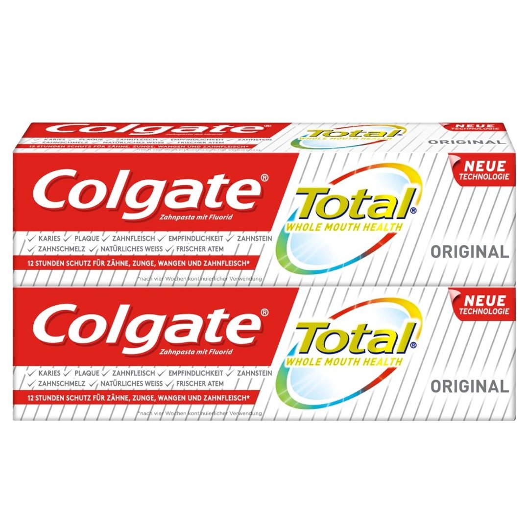Colgate Total Zahnpasta Doppelpack Original - 150 ml Tube