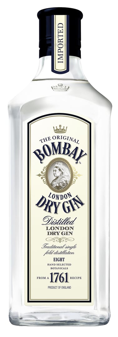 BOMBAY - London Dry Gin 37,5% Vol. - 6 x 0,70 l Flaschen