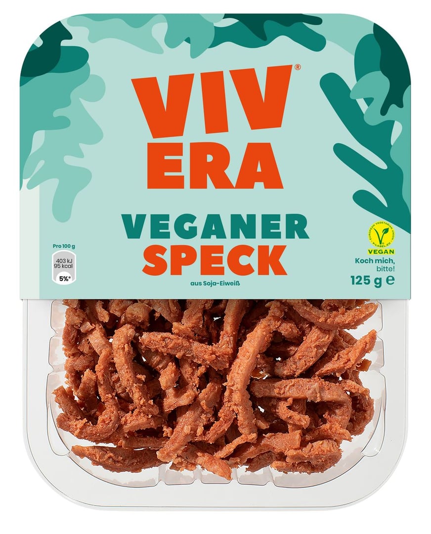Vivera - Veganer Speck gekühlt - 125 g Packung