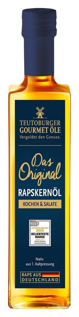 Teutoburger - Rapskernöl Vielseitig 500 ml Flasche