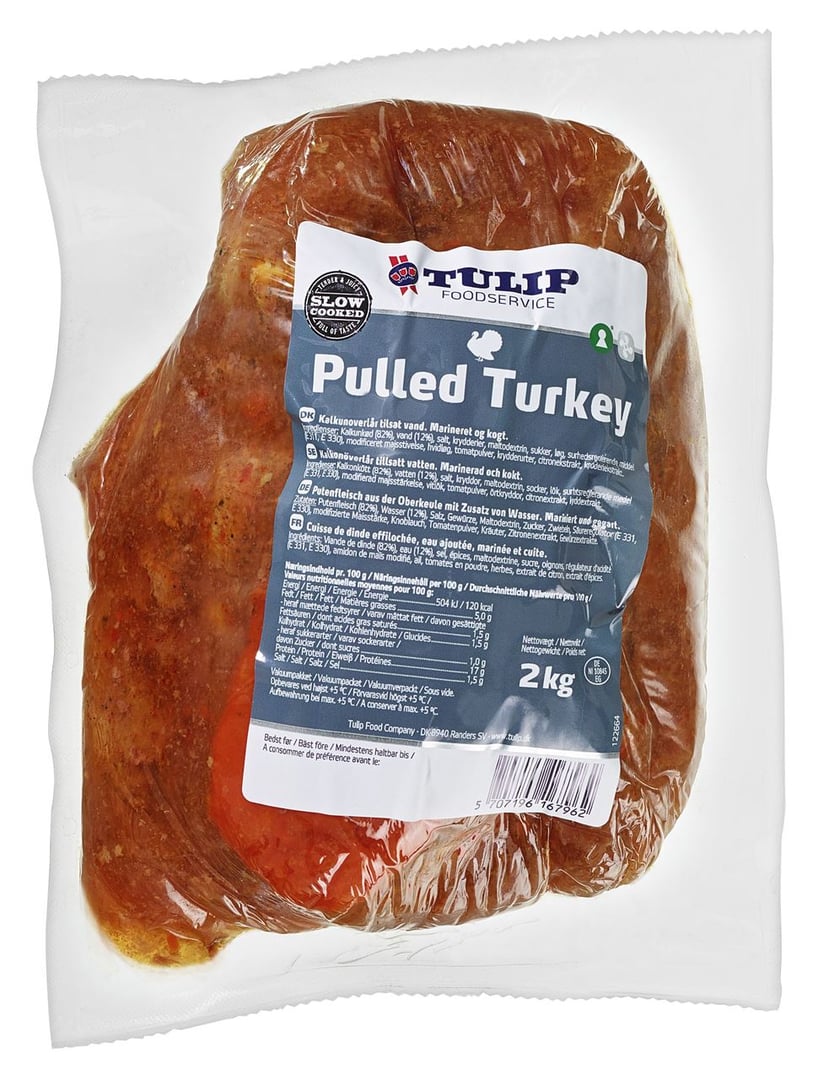 Tulip - Pulled Turkey - 2,00 kg Packung