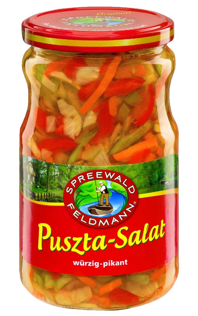 SPREEWALD FELDMANN - Puszta-Salat würzig-pikant - 720 ml Glas
