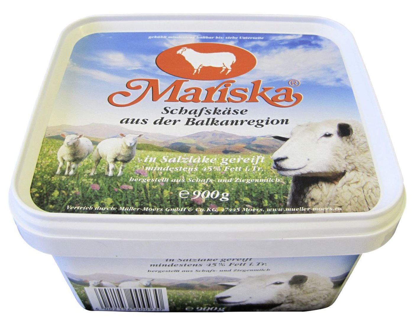 Mariska - Schafskäse 45 % Fett 900 g Dose
