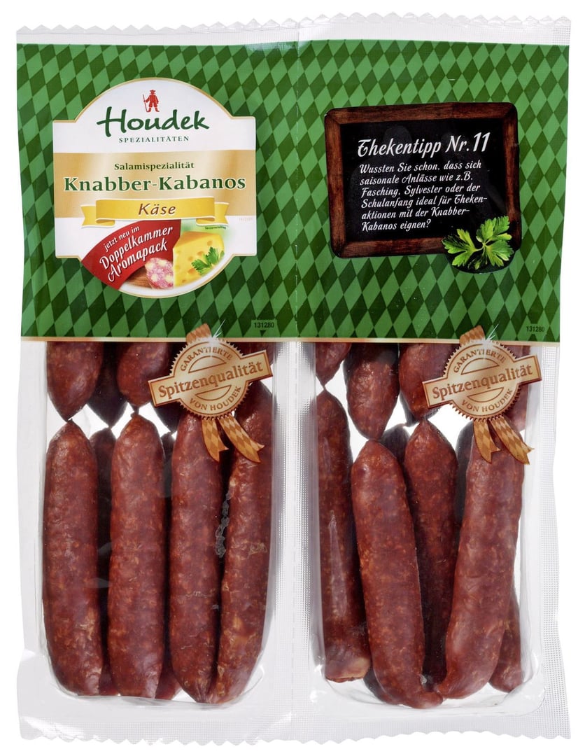 Houdek - Knabber-Kabanos Käse - 700 g Packung