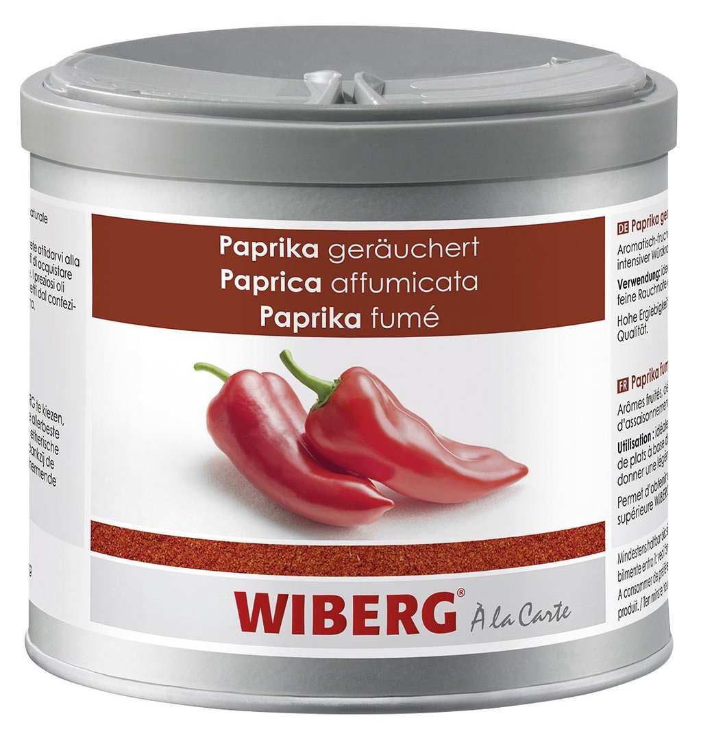Wiberg - Paprika geräuchert & gemahlen - 1 x 270 g Stück