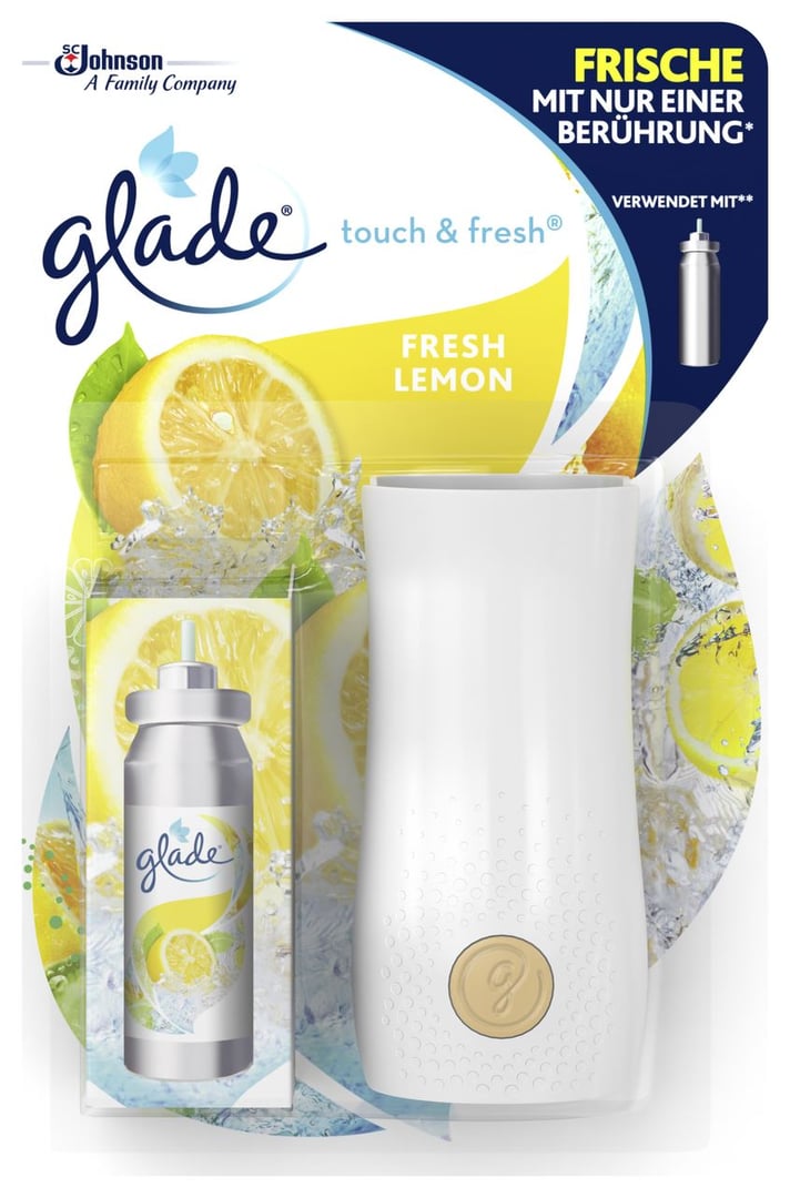Glade One Touch Minispray Dufthalter Limone - 10 ml Packung