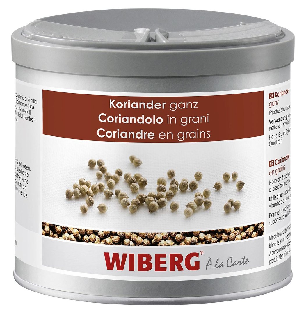 Wiberg - Koriander ganz - 3 x 160 g Box
