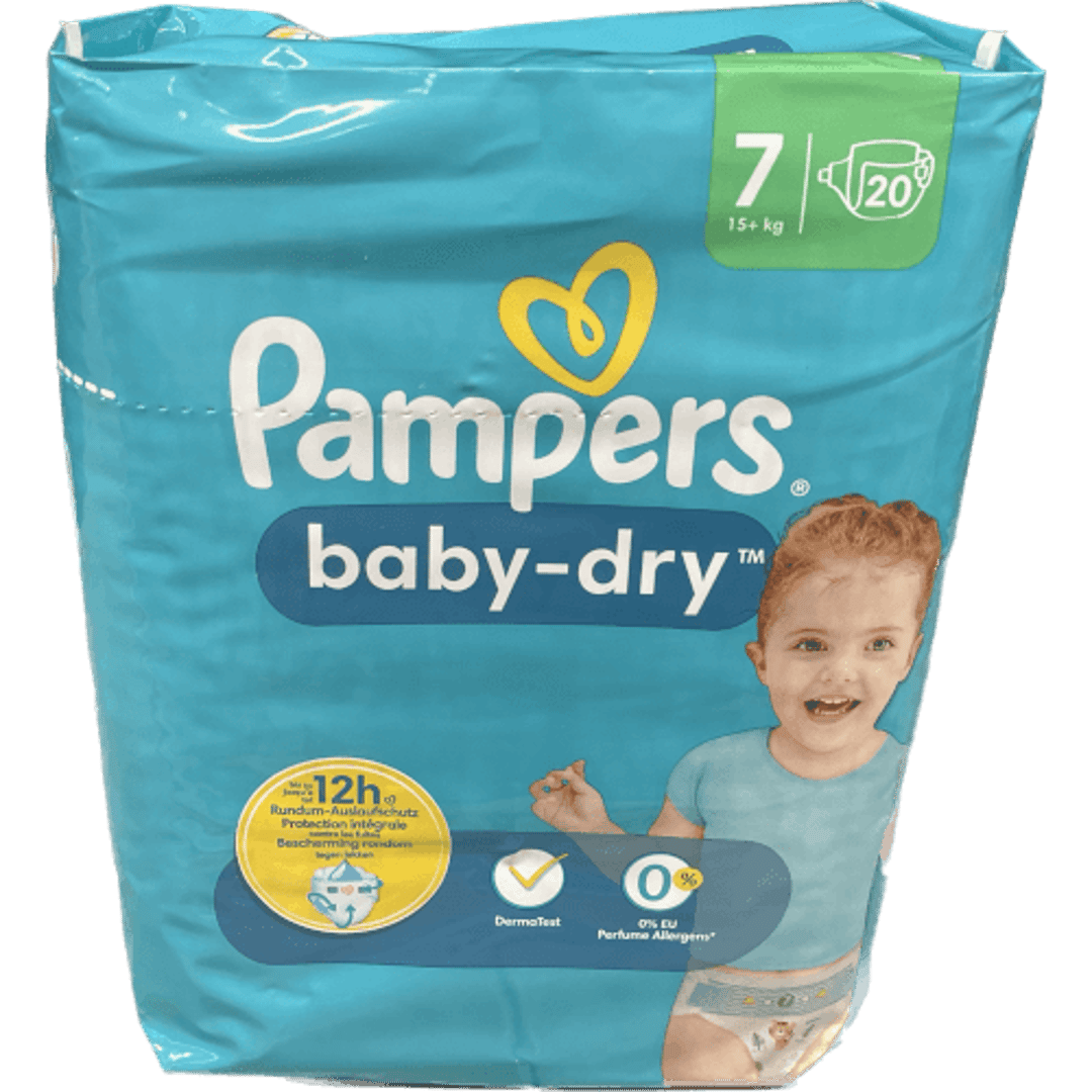  Pampers Windeln Baby Dry Größe 7 20 Stück