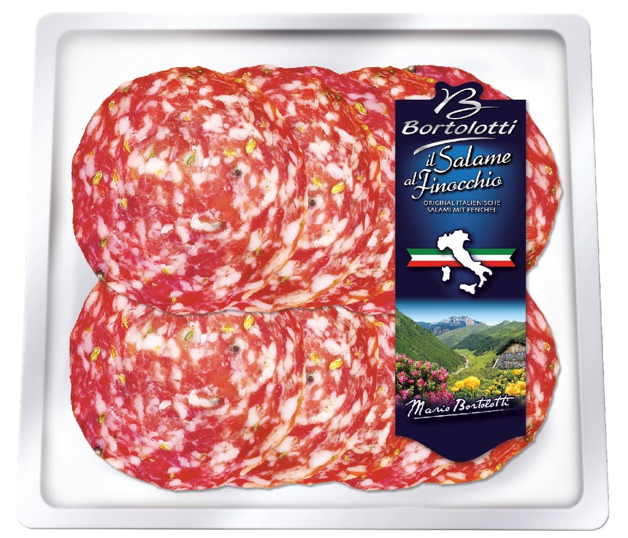 Bortolotti - Salami mit Fenchel - 100 g Packung