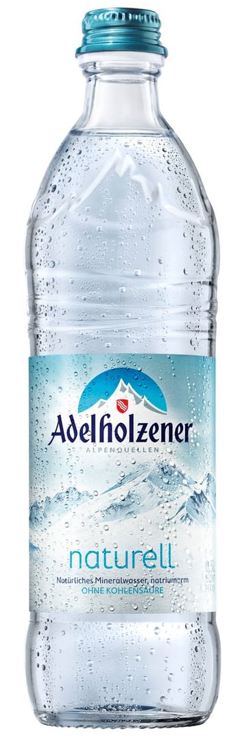 Adelholzener - Mineralwasser Naturelle Mehrweg 12 x 0,5 l Flaschen