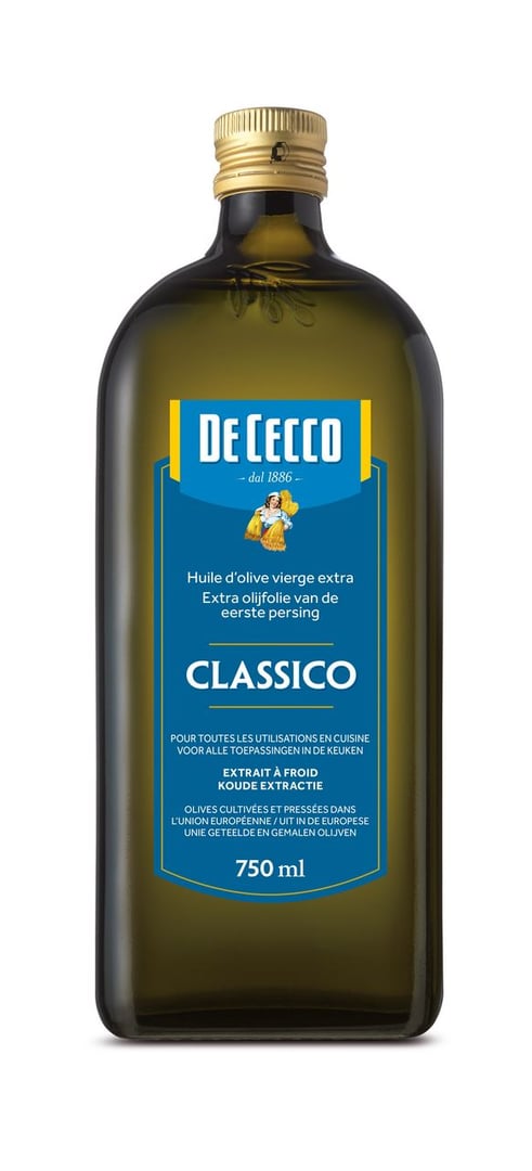 De Cecco - Classico Natives Olivenöl Extra - 750 ml Flasche