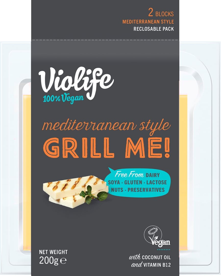 Violife Grill Me!, Mediterranean Style, gekühlt - 200 g Packung
