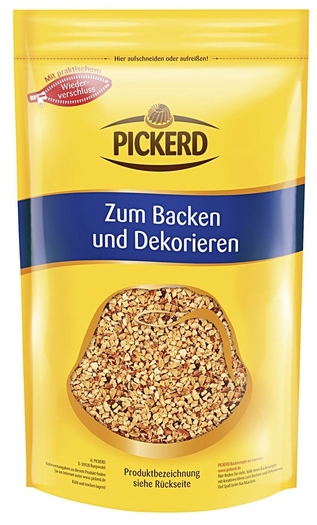 Pickerd Dekor - Haselnusskrokant 1 kg Beutel