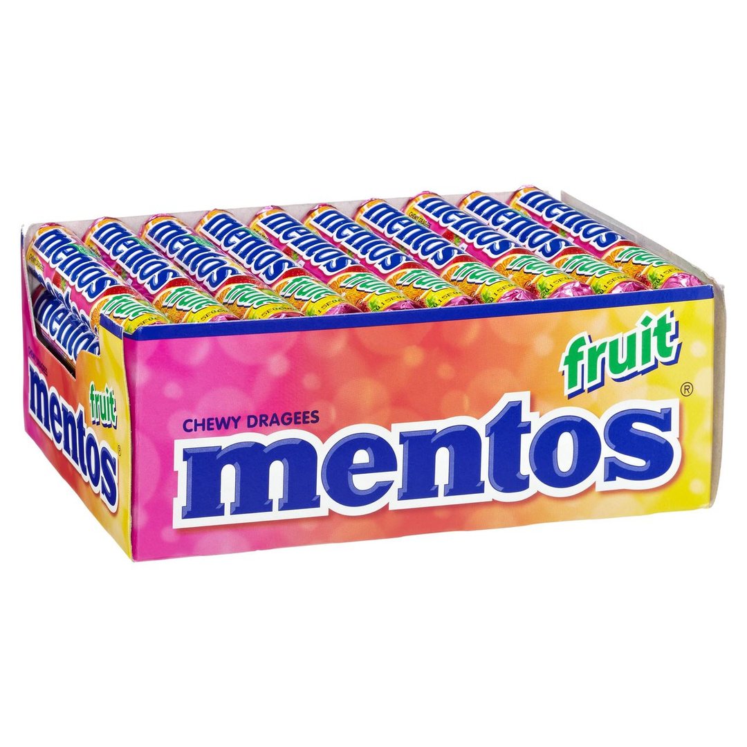Mentos - Chewy Dragees Frucht 14 Stück á 38 g 40 x 14 Stück