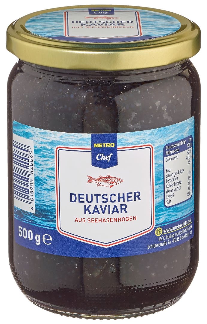 METRO Chef - Deutscher Kaviar gekühlt - 500 g Glas