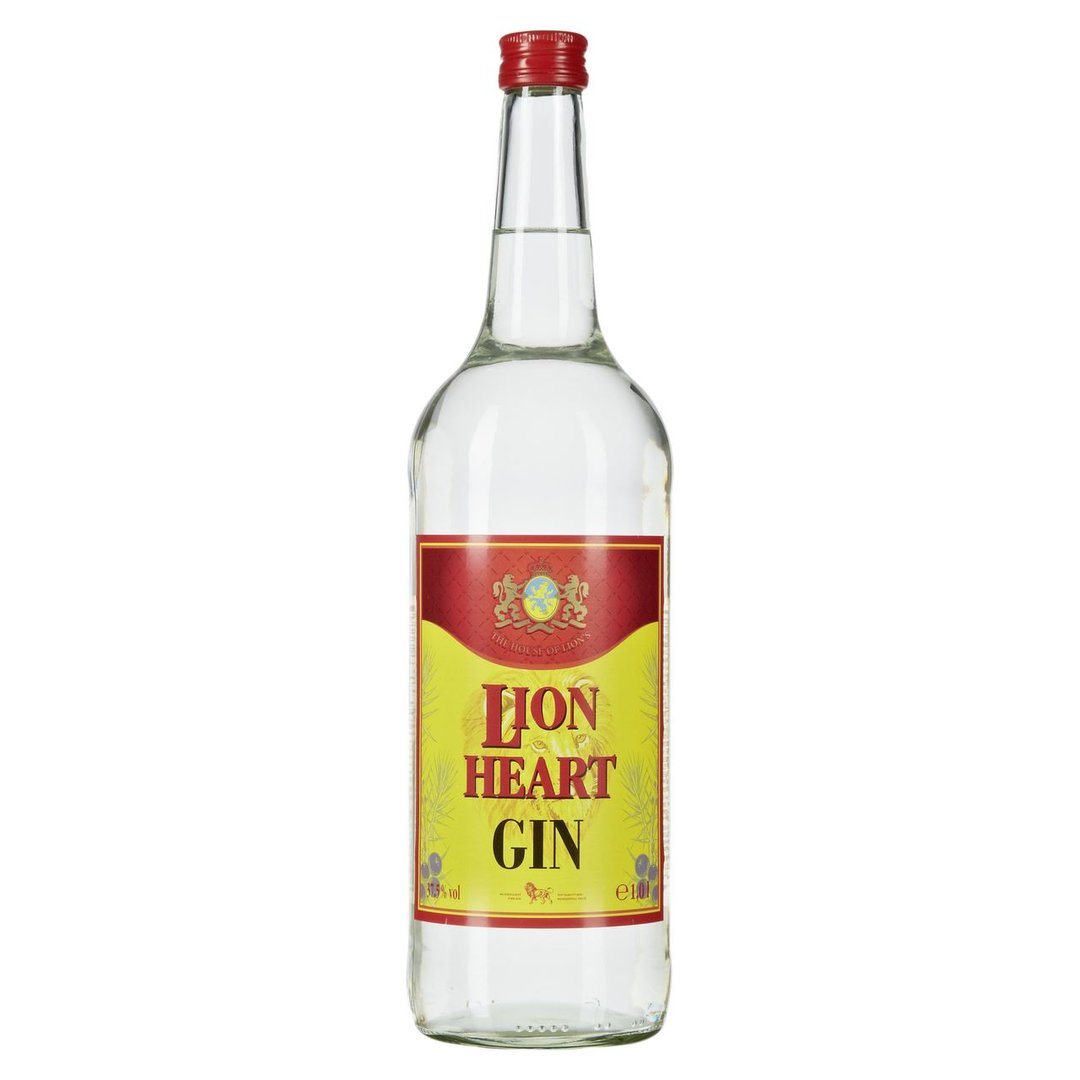 Lion Heart - Dry Gin 37,5 % Vol. - 1,00 l Flasche