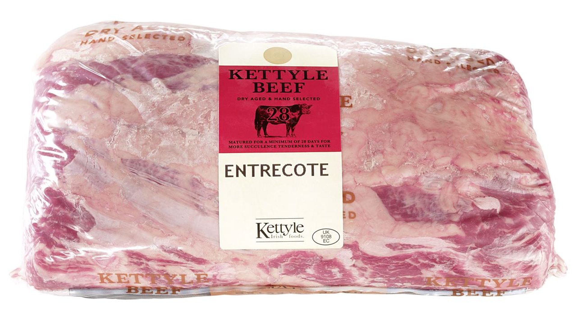 Kettyle Irish Foods - Irish Dry Aged Entrecôte Ribeye 28 Tage gereift, vak.-verpackt ca. 5 kg