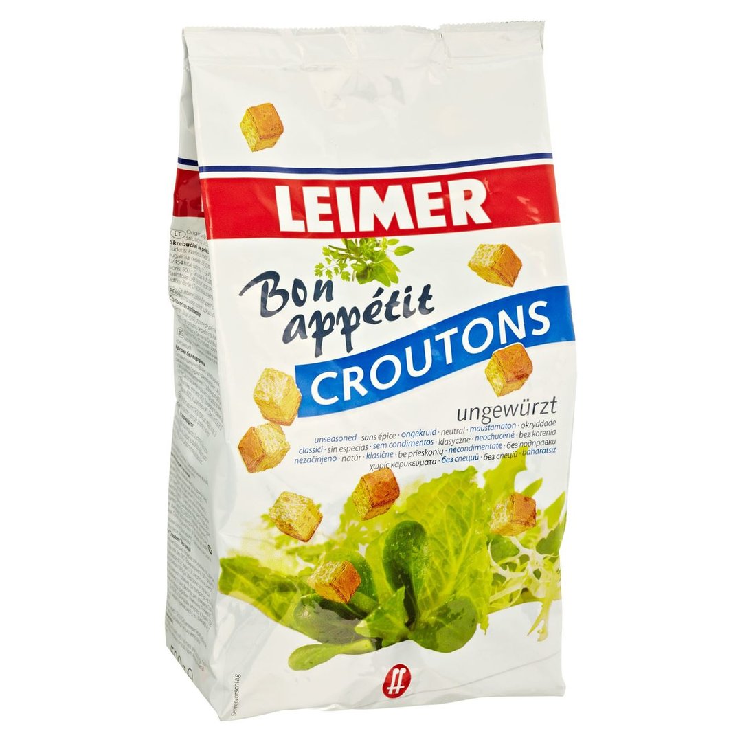 Leimer - Croutons ungewürzt 6 x 500 g Beutel