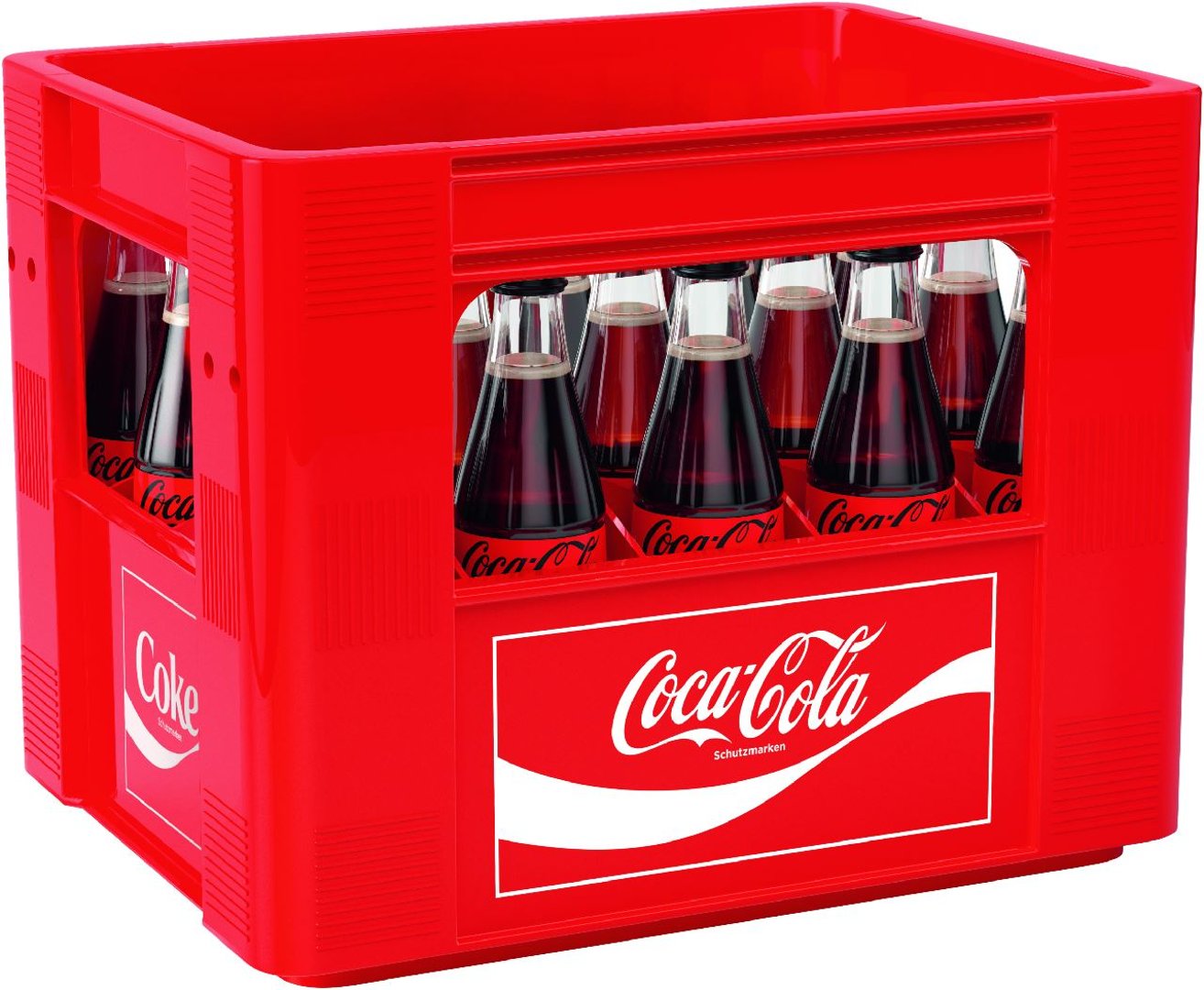 Coca-Cola - Zero Glas Mehrweg - 20 x 400 ml Kasten