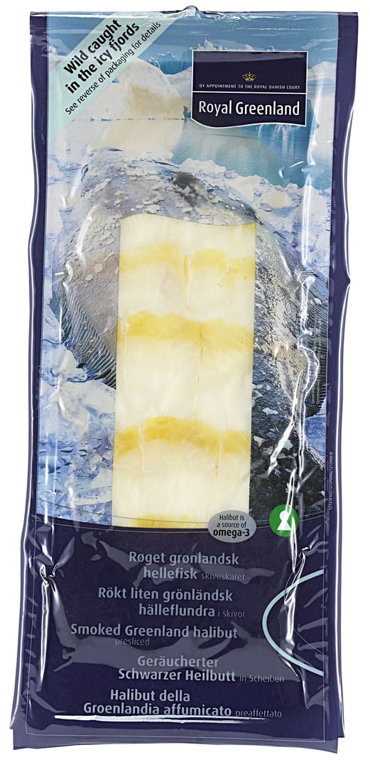 Royal Greenland - Heilbutt geräuchert - 1 x 200 g Packung