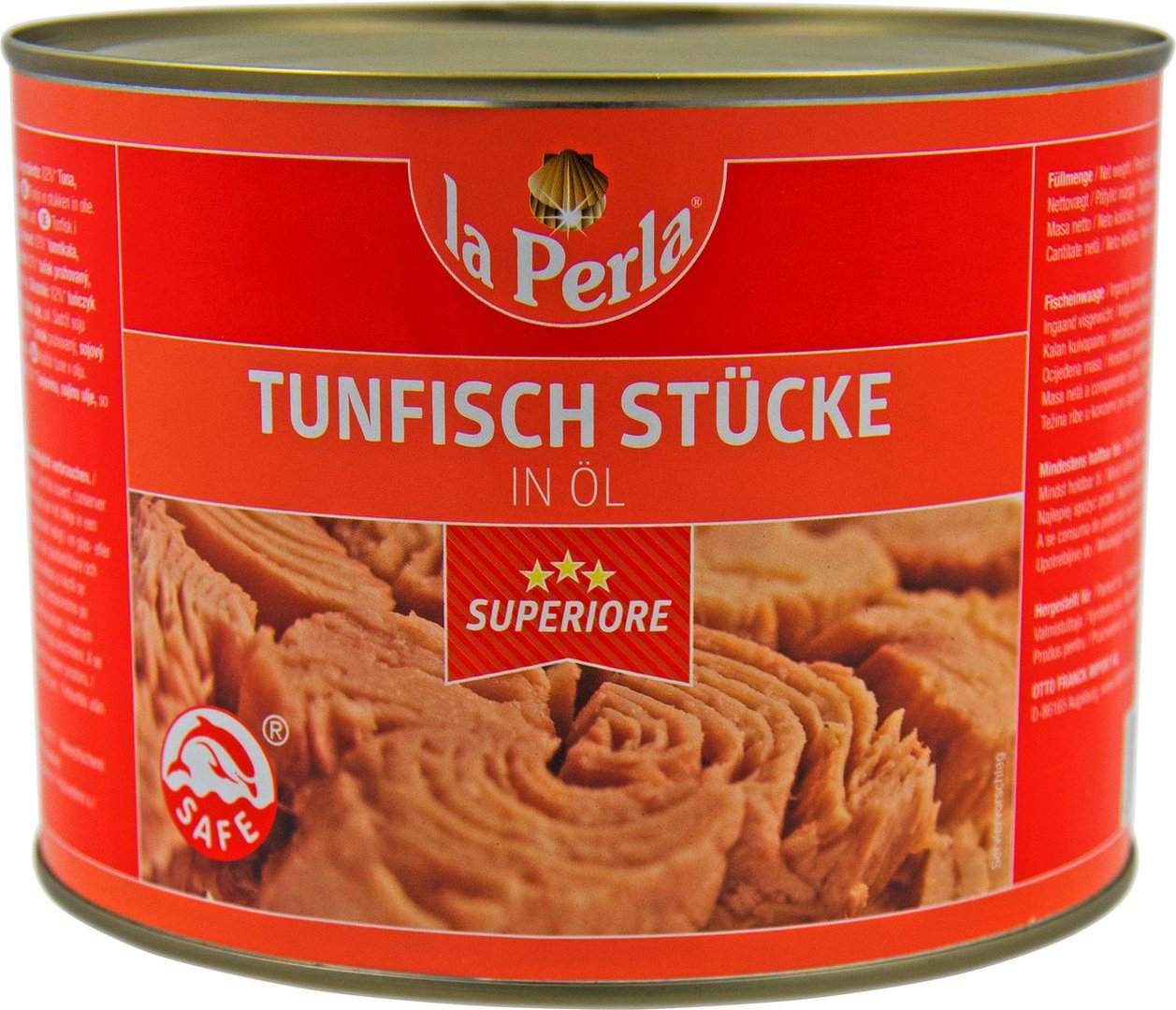 La Perla - Thunfisch Stücke in Öl - 6 x 1,705 kg Karton