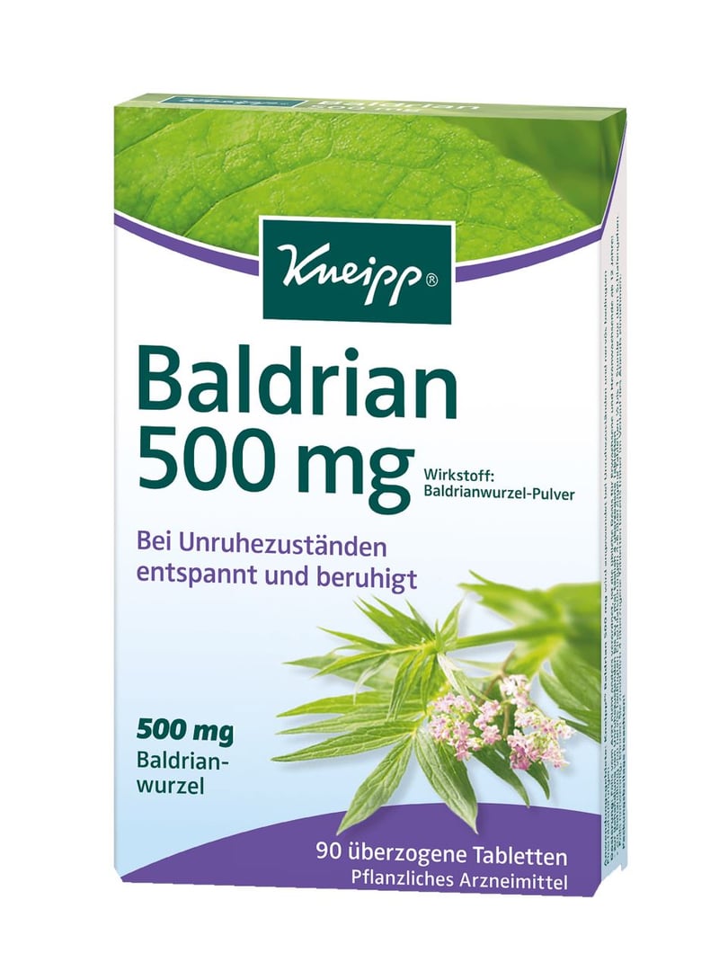 Kneipp Baldrian 500 mg 90 Stück