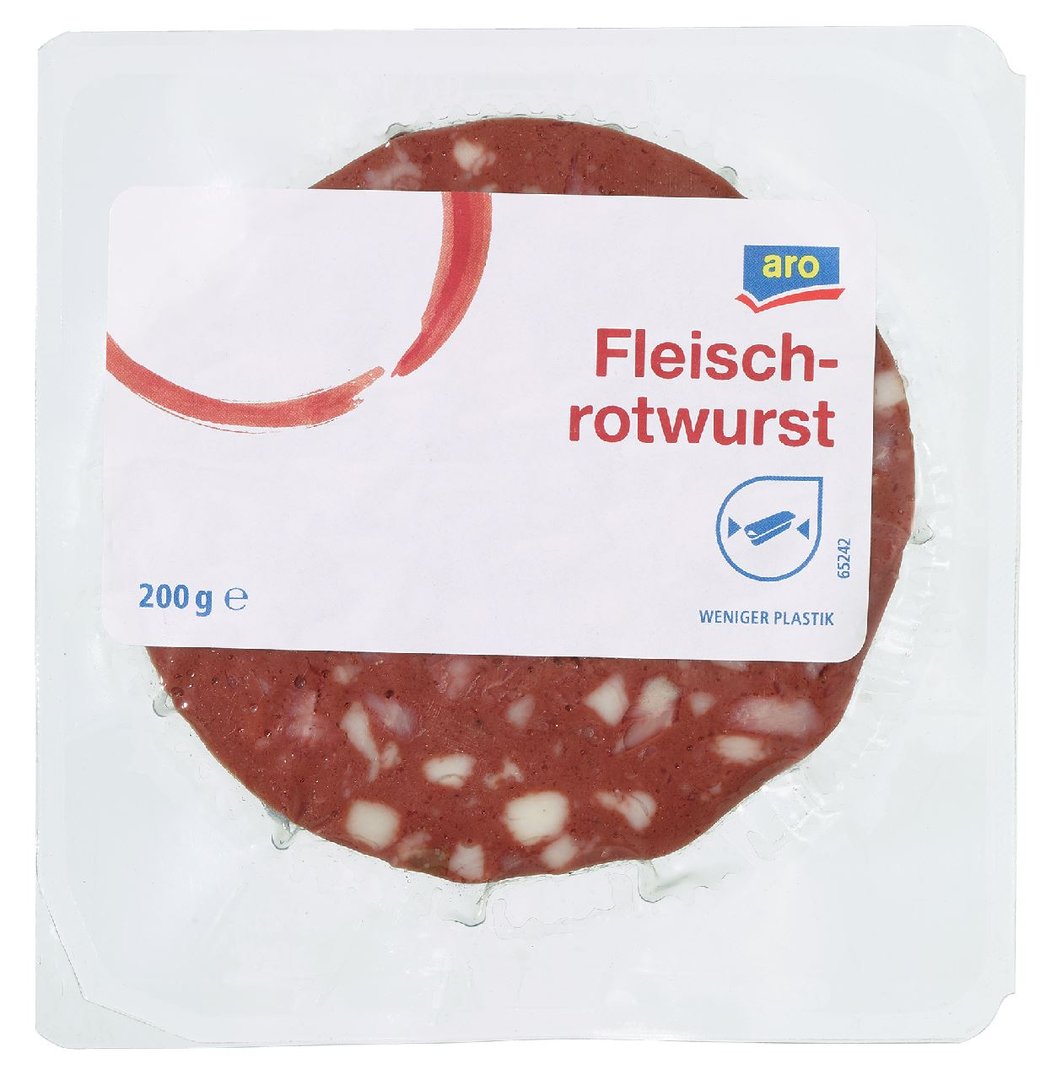 aro - Fleischrotwurst geschnitten 10 Scheiben 200 g Packung