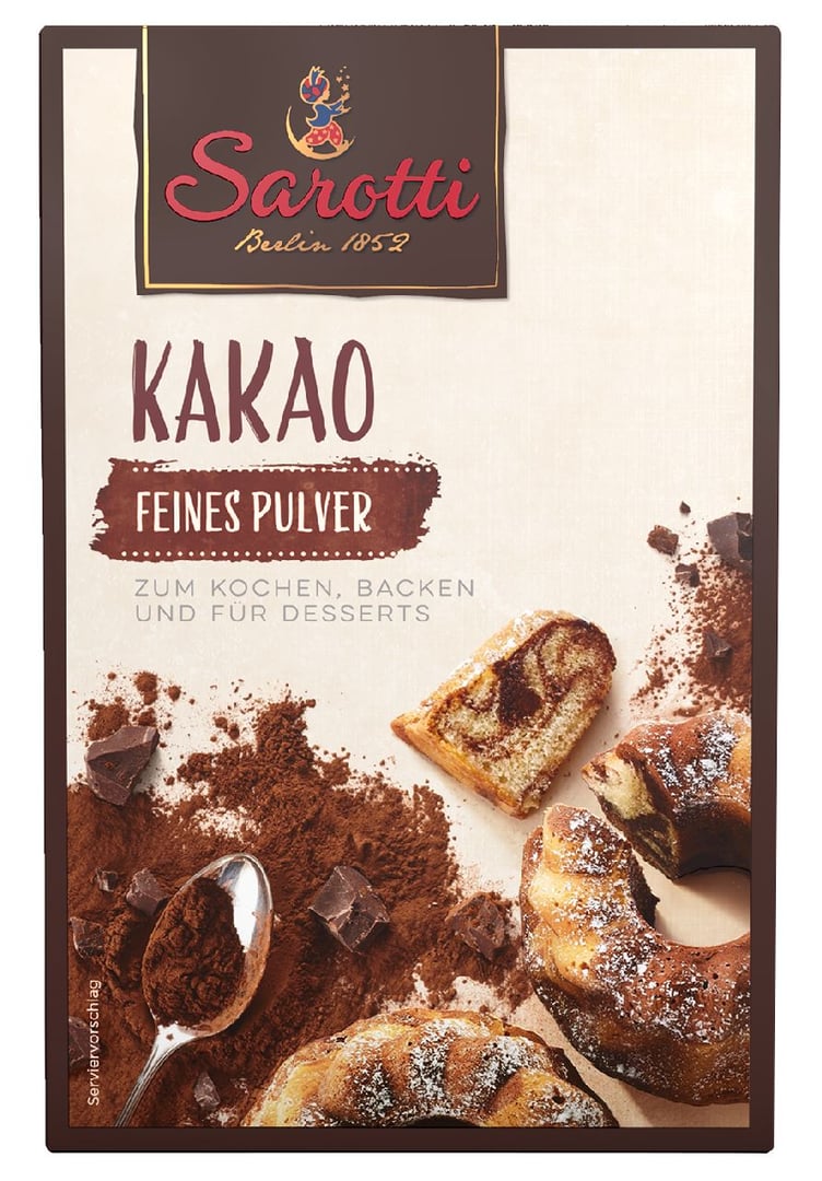 Sarotti - Kakaopulver - 1 x 125 g Packung