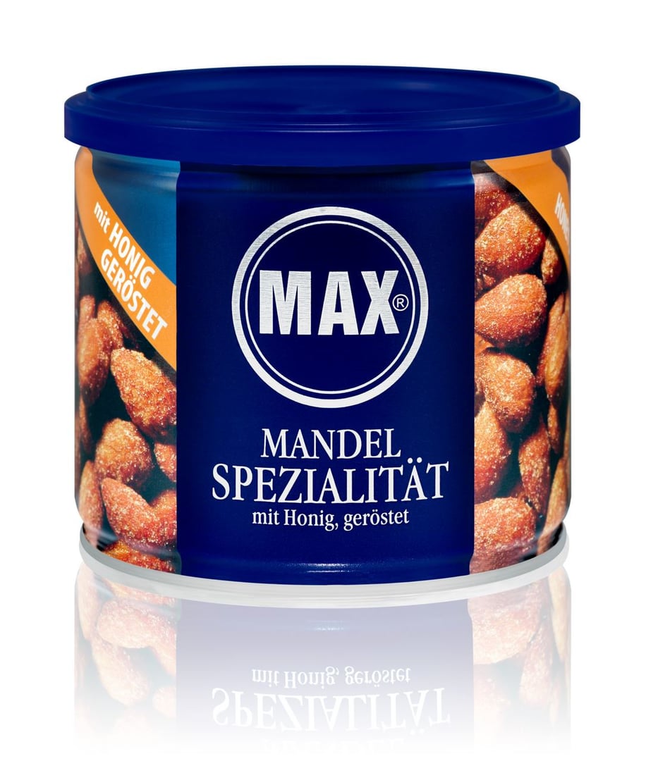 Max - Mandelspezialität Mit Honig Geröstet - 1 x 150 g Dose