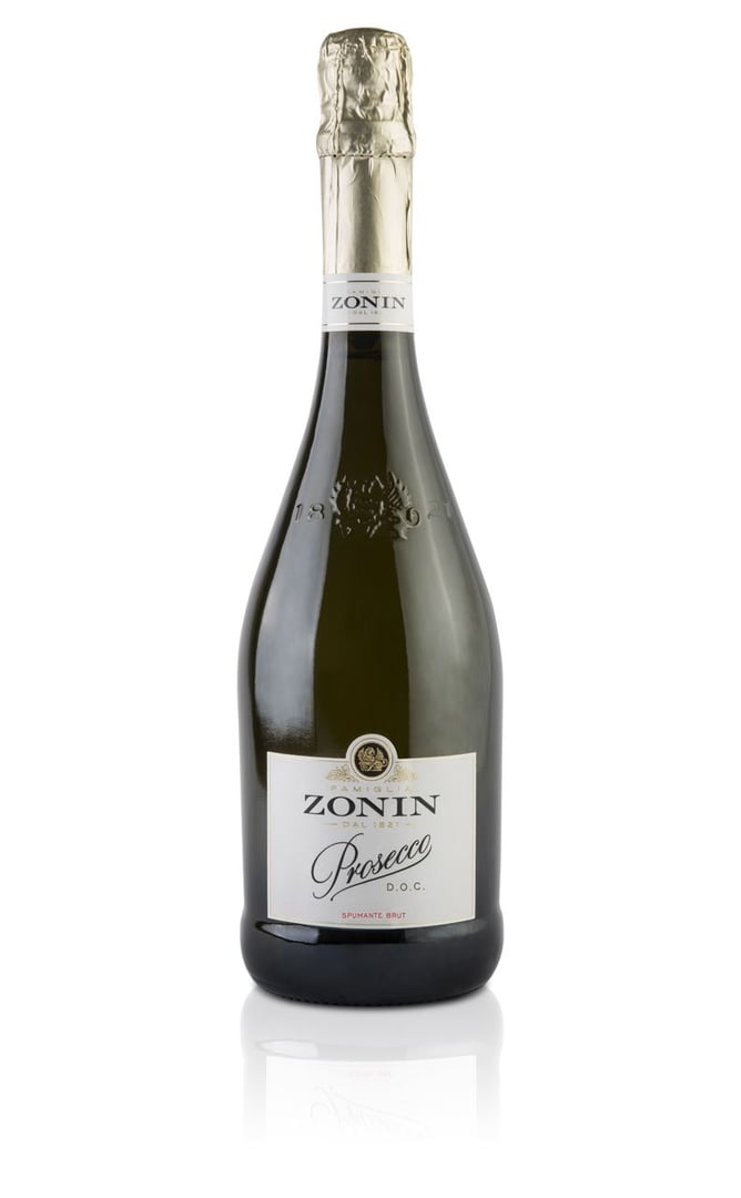 Zonin - Prosecco DOC Spumante Brut 11 % Vol. trocken - 750 ml Flasche