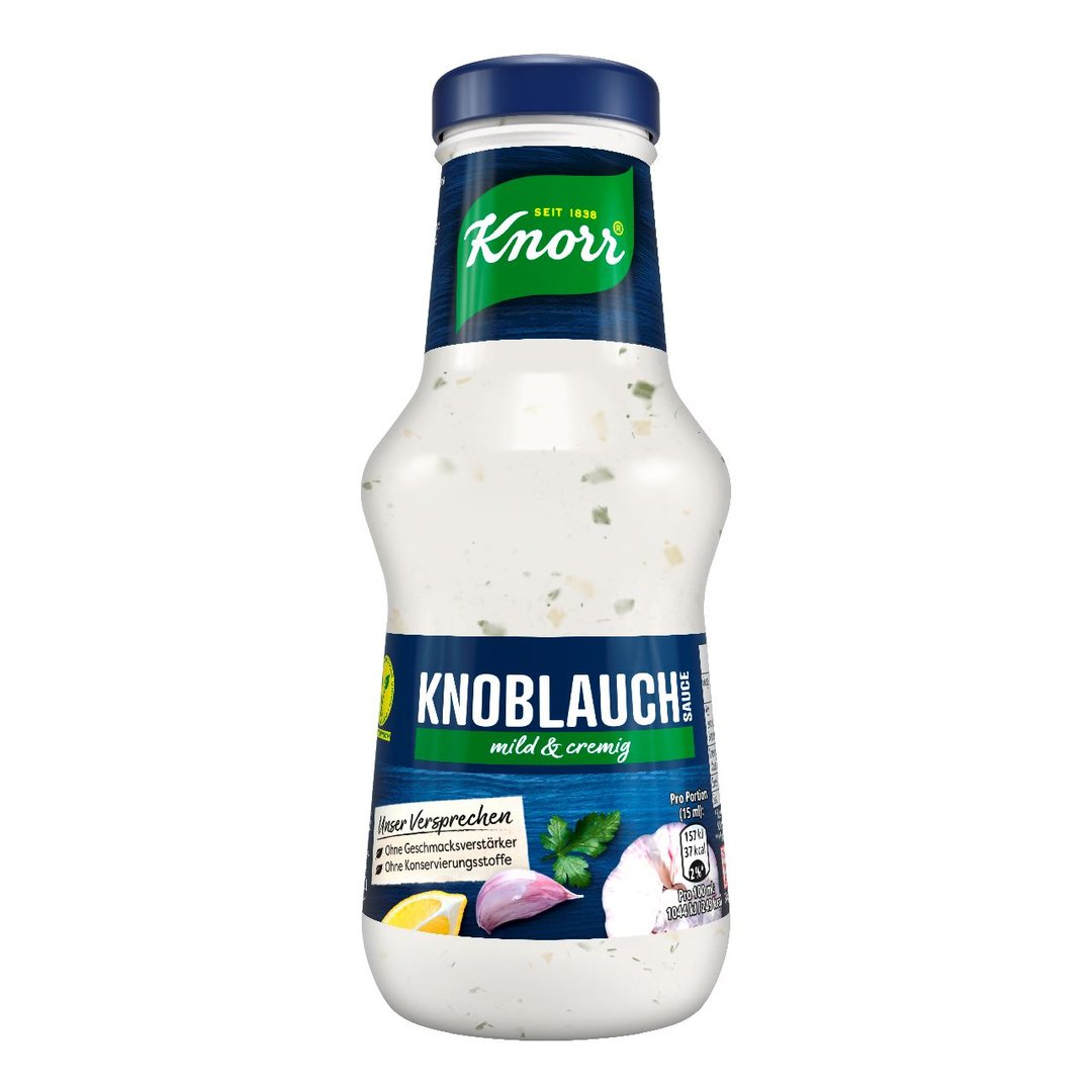 Knorr - Knoblauch Sauce 250 ml Flasche