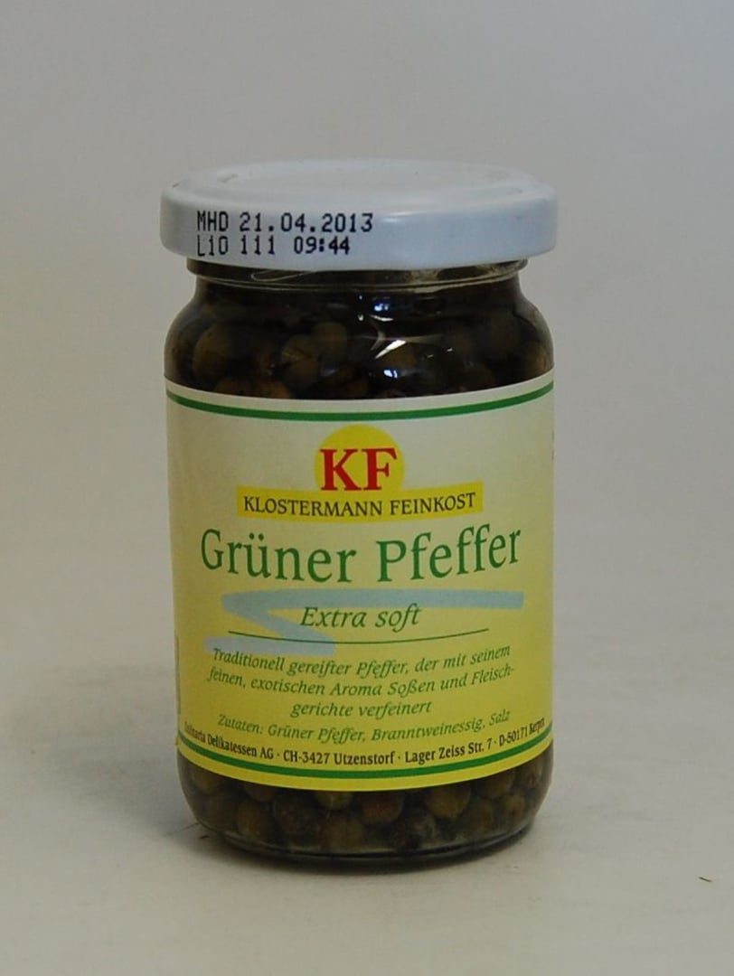 Culinaria - Pfeffer Grün - 1 x 100 g Tiegel