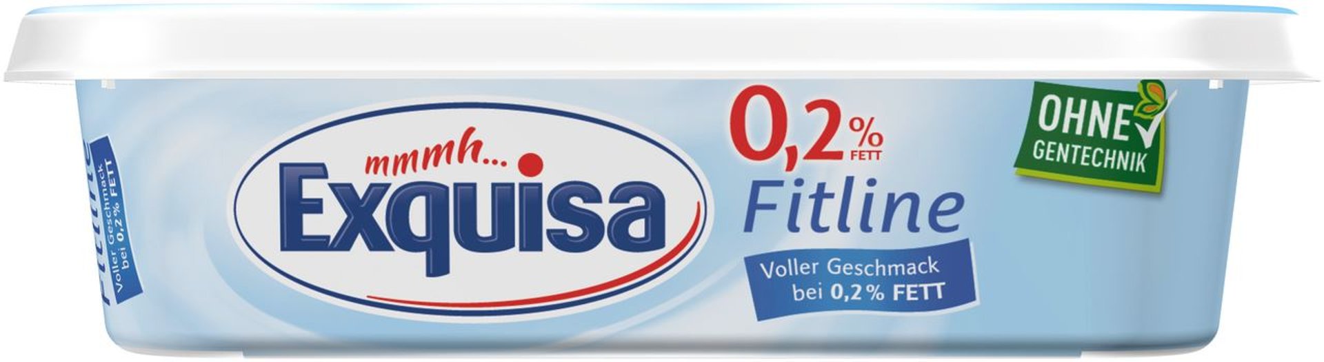 Exquisa - Frischkäse Fitline 0,2 % Fett - 1 x 200 g Bocksbeutel