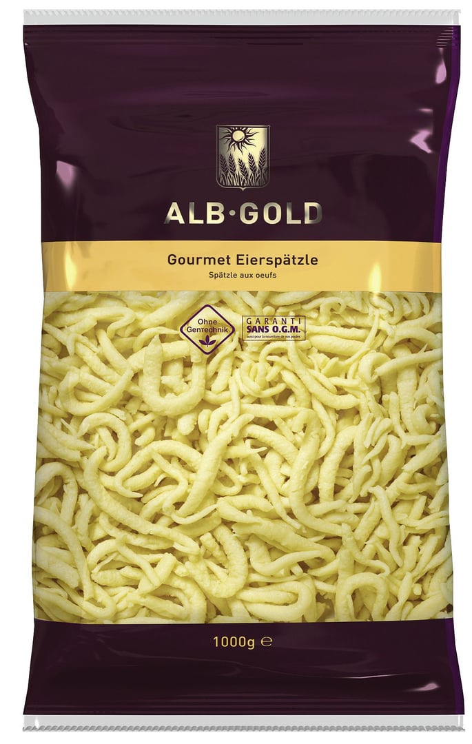ALB-GOLD - Spätzle vorgegart - 1 kg Packung