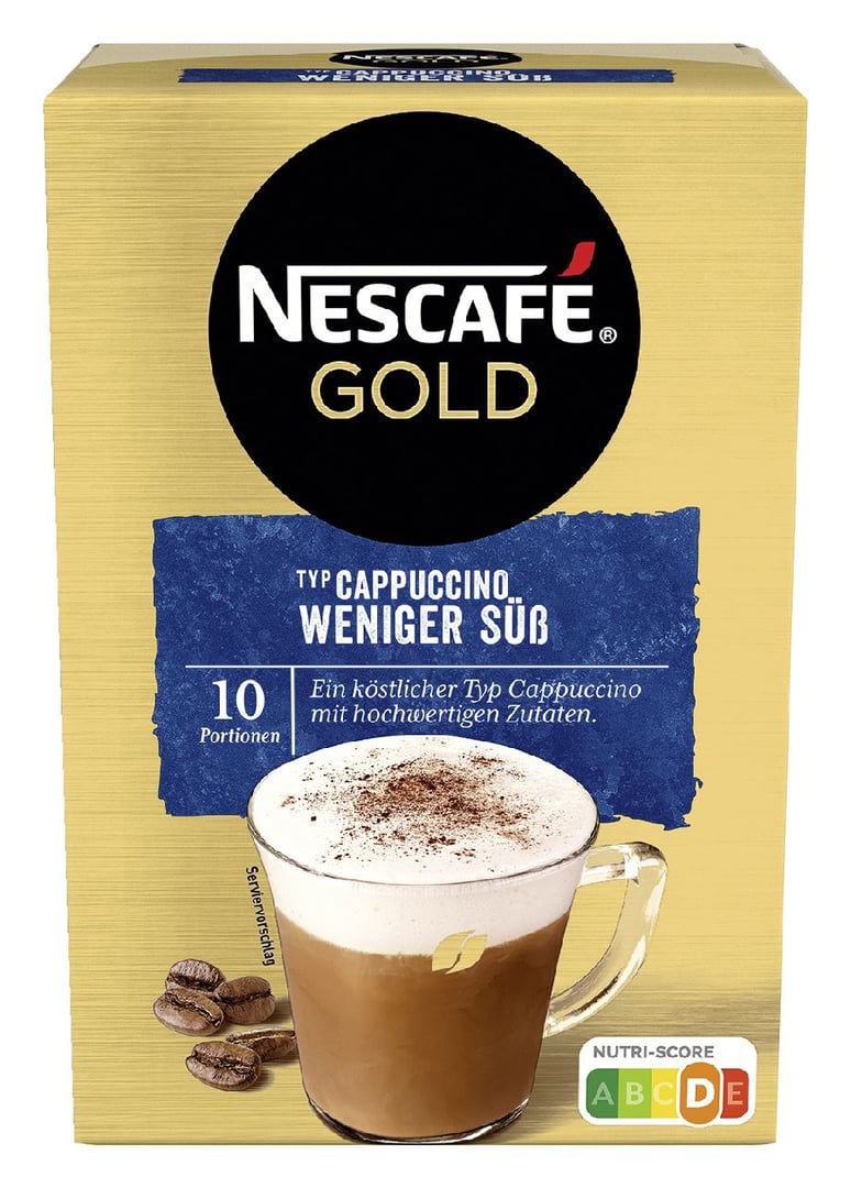 NESCAFÉ - Cappuccino Weniger süß - 125 g Schachtel